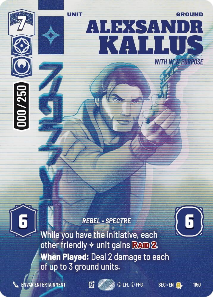 Image for Alexsandr Kallus - With New Purpose (Serialized) (1150) (Secrets of Power) - Star Wars: Unlimited