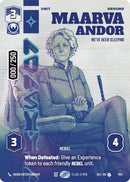Image for Maarva Andor - We've Been Sleeping (Serialized) (1154) (Secrets of Power) - Star Wars: Unlimited