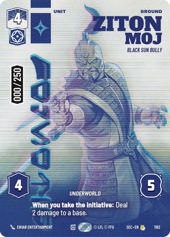 Image for Ziton Moj - Black Sun Bully (Serialized) (1162) (Secrets of Power) - Star Wars: Unlimited