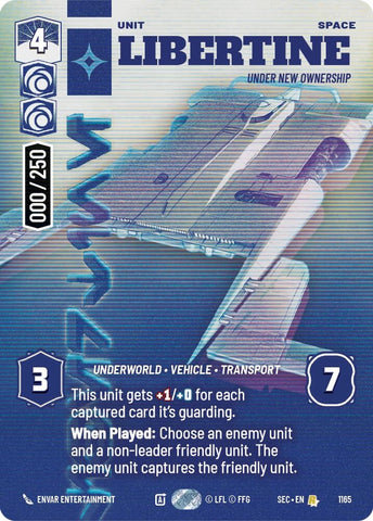 Image for Libertine - Under New Ownership (Serialized) (1165) (Secrets of Power) - Star Wars: Unlimited