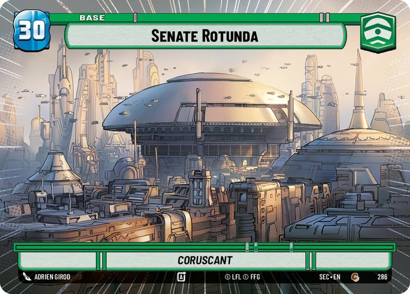 Image for Senate Rotunda // Experience (Hyperspace) (286 // T04/T04) (Secrets of Power) - Star Wars: Unlimited
