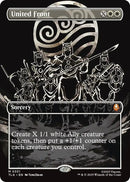 Image for United Front (Borderless) (331) (Avatar: The Last Airbender) - Magic: The Gathering
