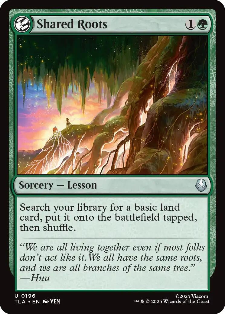 Image for Shared Roots (196) (Avatar: The Last Airbender) - Magic: The Gathering