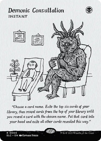 Image for Demonic Consultation (4) (Secret Lair Countdown Kit) - Magic: The Gathering