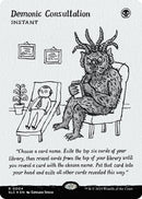 Image for Demonic Consultation (Halo Foil) (31) (Secret Lair Countdown Kit) - Magic: The Gathering