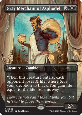 Image for Gray Merchant of Asphodel (Halo Foil) (34) (Secret Lair Countdown Kit) - Magic: The Gathering