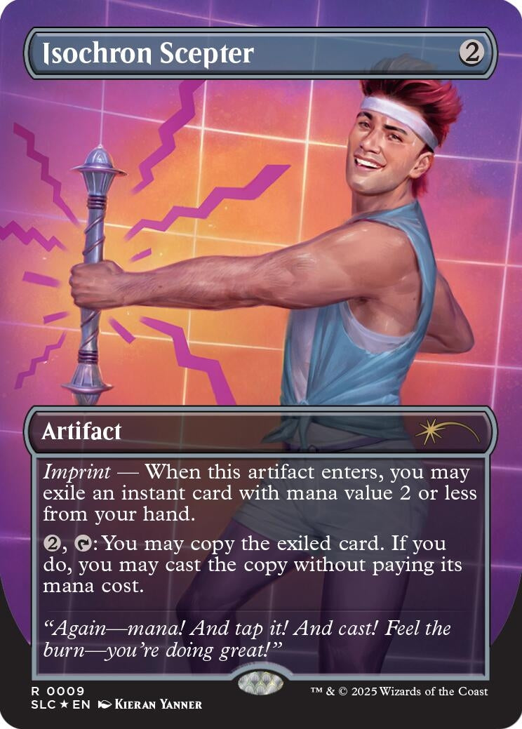 Image for Isochron Scepter (Halo Foil) (36) (Secret Lair Countdown Kit) - Magic: The Gathering