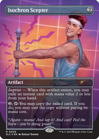 Image for Isochron Scepter (Halo Foil) (36) (Secret Lair Countdown Kit) - Magic: The Gathering
