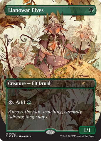 Image for Llanowar Elves (Halo Foil) (39) (Secret Lair Countdown Kit) - Magic: The Gathering