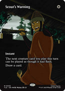 Image for Scout's Warning (Borderless) (6) (Avatar: The Last Airbender: Eternal-Legal) - Magic: The Gathering
