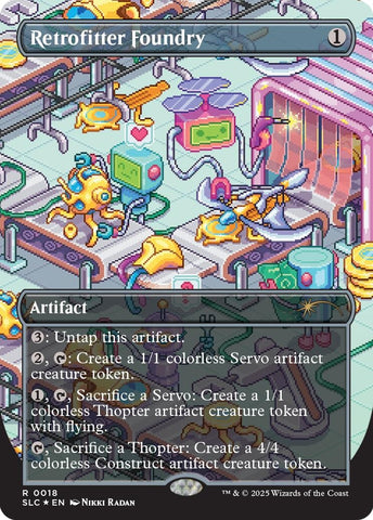 Image for Retrofitter Foundry (Halo Foil) (45) (Secret Lair Countdown Kit) - Magic: The Gathering