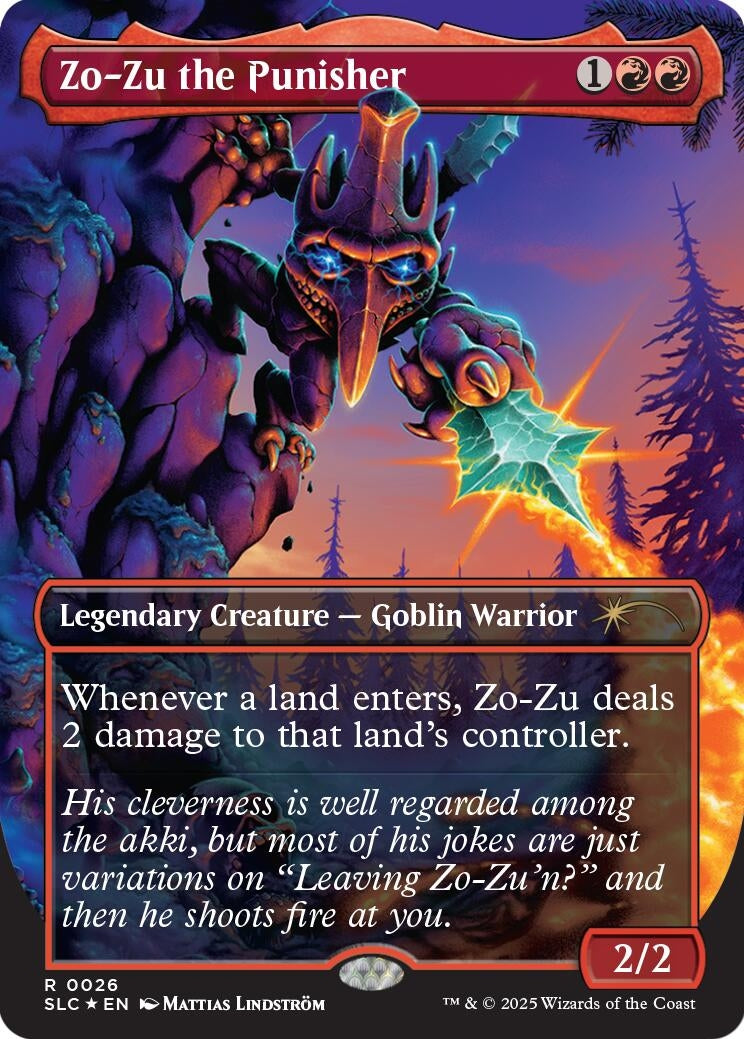 Image for Zo-Zu the Punisher (Halo Foil) (53) (Secret Lair Countdown Kit) - Magic: The Gathering