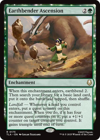 Image for Earthbender Ascension (175) (Avatar: The Last Airbender) - Magic: The Gathering