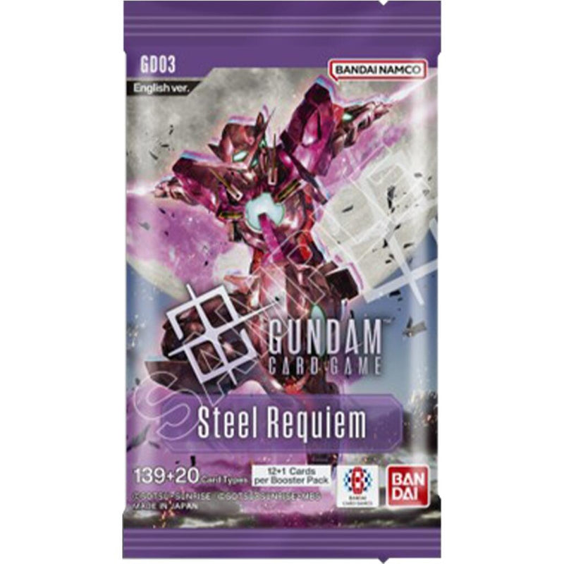Image for Steel Requiem Booster Pack - Gundam Card Game