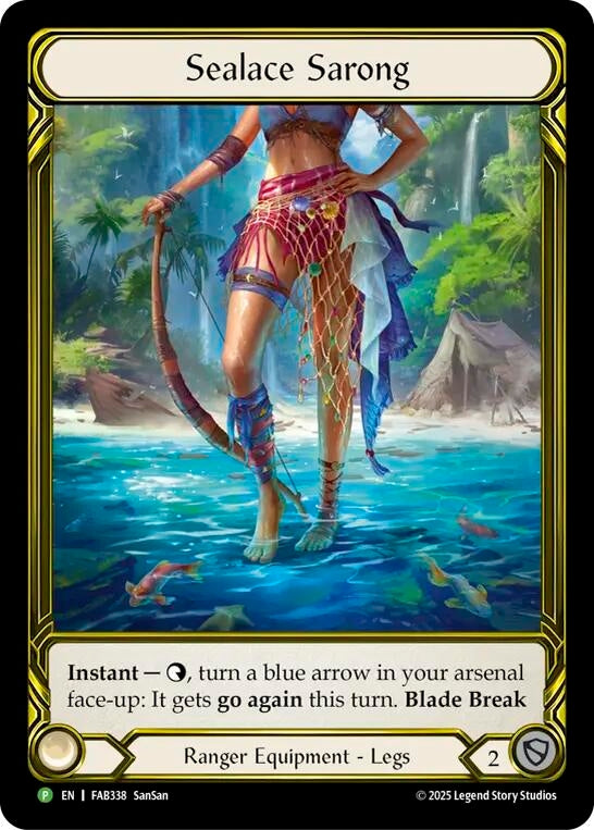 Image for Sealace Sarong (Golden) - FAB338 (FAB338) - Flesh and Blood TCG