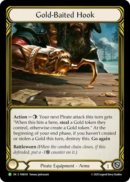 Image for Gold-Baited Hook (Golden) - FAB339 (FAB339) - Flesh and Blood TCG