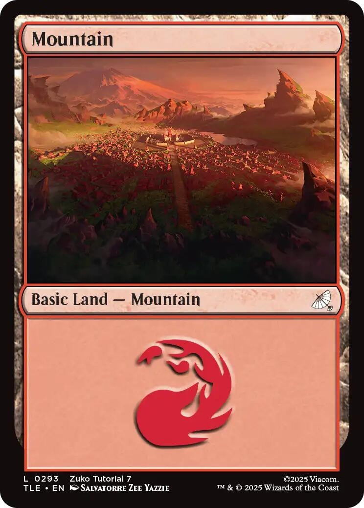 Image for Mountain (0293) (293) (Avatar: The Last Airbender: Eternal-Legal) - Magic: The Gathering