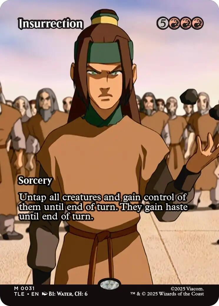Image for Insurrection (Borderless) (31) (Avatar: The Last Airbender: Eternal-Legal) - Magic: The Gathering