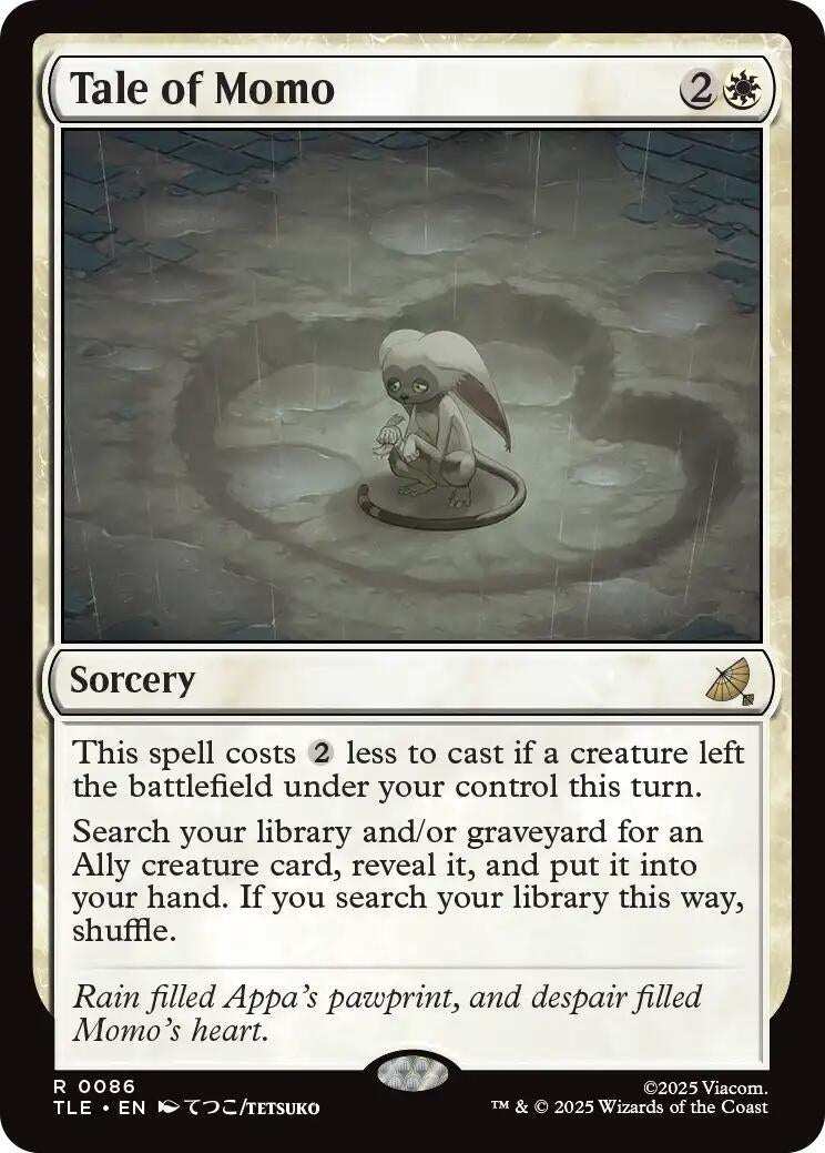 Image for Tale of Momo (86) (Avatar: The Last Airbender: Eternal-Legal) - Magic: The Gathering