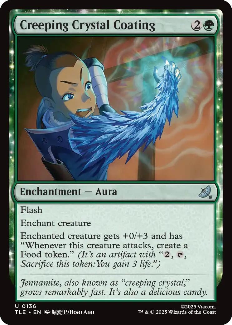 Image for Creeping Crystal Coating (136) (Avatar: The Last Airbender: Eternal-Legal) - Magic: The Gathering