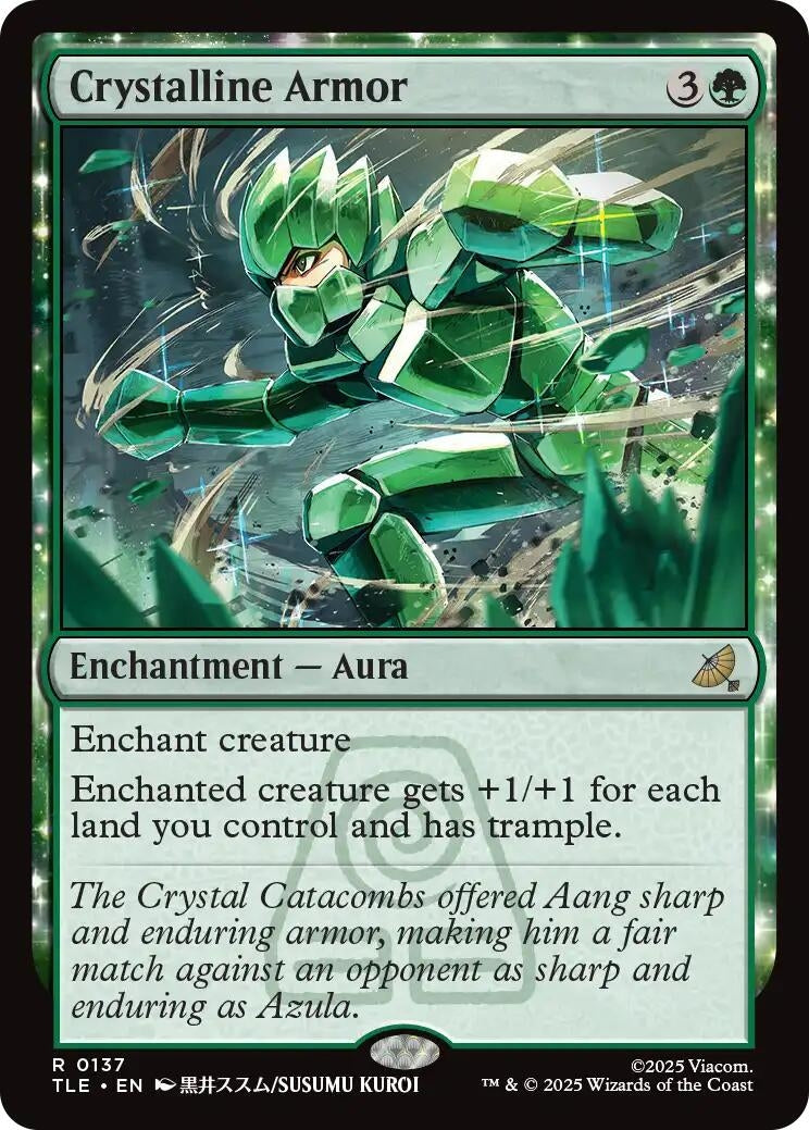 Image for Crystalline Armor (137) (Avatar: The Last Airbender: Eternal-Legal) - Magic: The Gathering