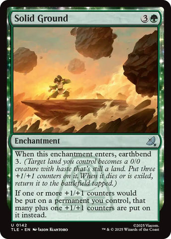 Image for Solid Ground (142) (Avatar: The Last Airbender: Eternal-Legal) - Magic: The Gathering