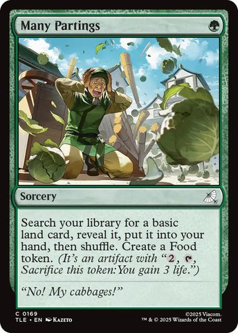 Image for Many Partings (169) (Avatar: The Last Airbender: Eternal-Legal) - Magic: The Gathering