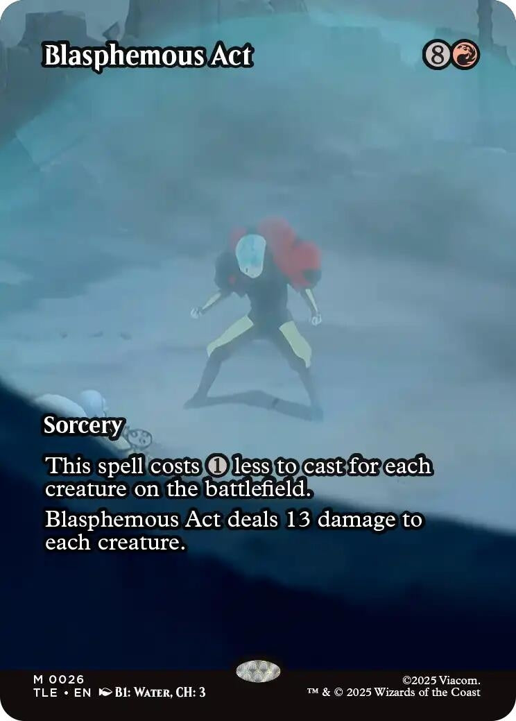 Image for Blasphemous Act (Borderless) (26) (Avatar: The Last Airbender: Eternal-Legal) - Magic: The Gathering