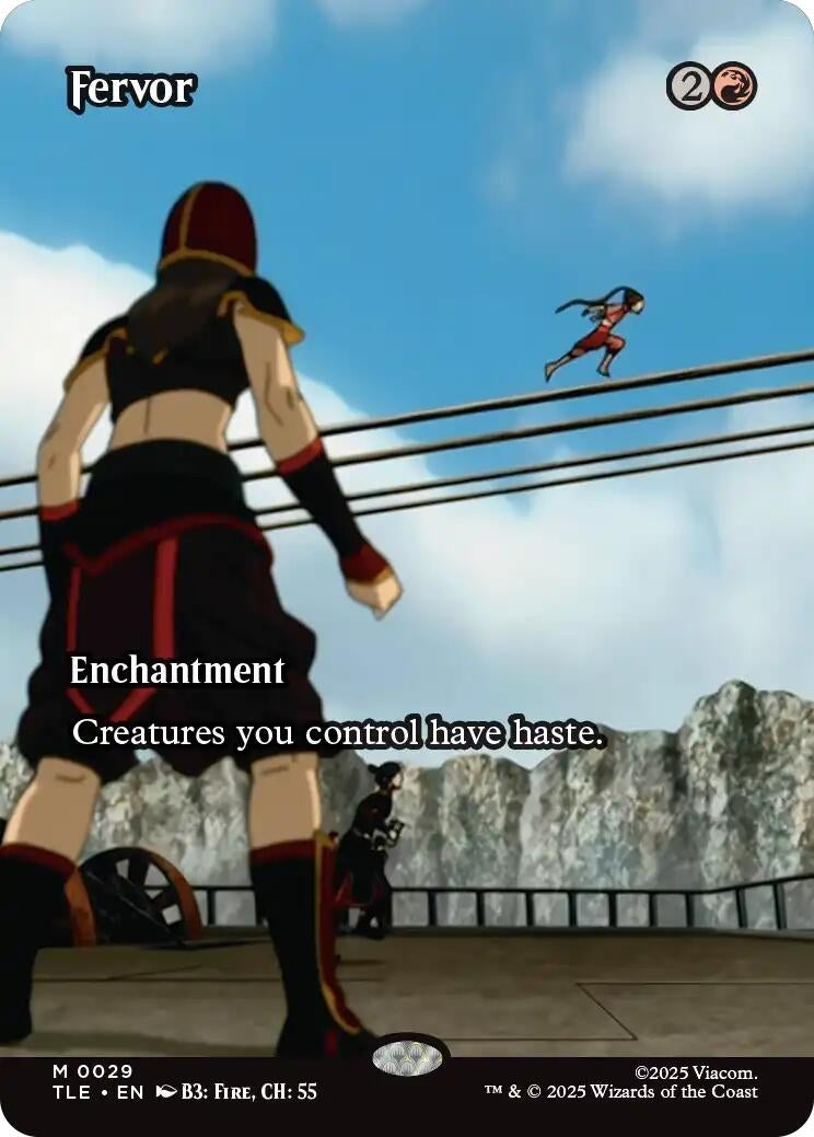 Image for Fervor (Borderless) (29) (Avatar: The Last Airbender: Eternal-Legal) - Magic: The Gathering