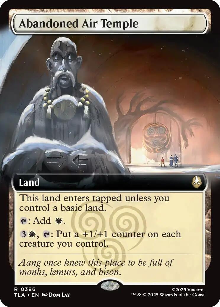 Image for Abandoned Air Temple (Extended Art) (386) (Avatar: The Last Airbender) - Magic: The Gathering