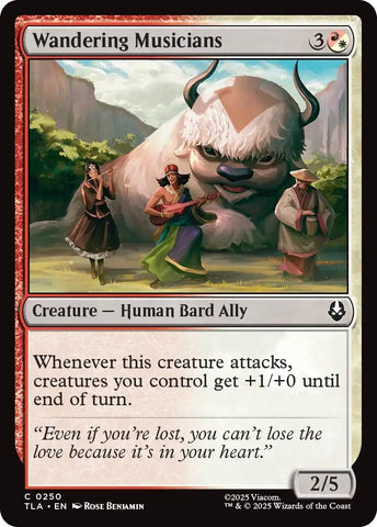 Image for Wandering Musicians (250) (Avatar: The Last Airbender) - Magic: The Gathering