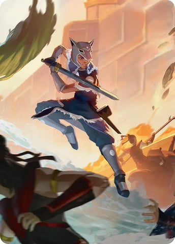 Image for Sokka's Charge Art Card - Magic: The Gathering