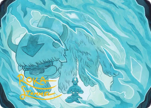 Image for Aang's Iceberg 2 Art Card (Gold-Stamped Signature) (40) - Magic: The Gathering