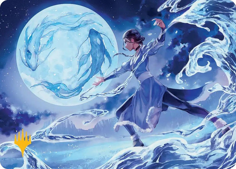 Image for Waterbender Ascension Art Card (Gold-Stamped Planeswalker Symbol) (6) - Magic: The Gathering