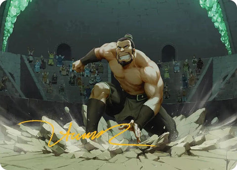 Image for The Boulder, Ready to Rumble Art Card (Gold-Stamped Signature) (13) - Magic: The Gathering