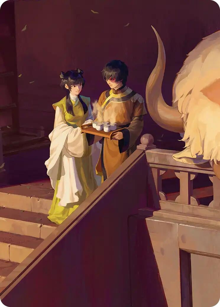 Image for Mai and Zuko Art Card - Magic: The Gathering