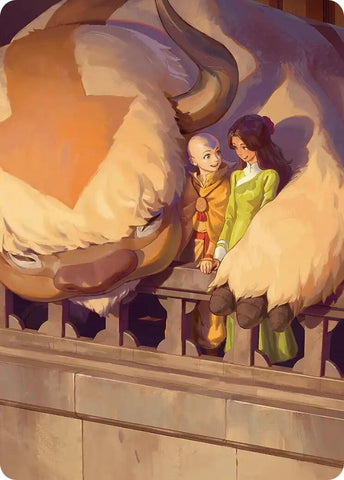 Image for Aang and Katara Art Card - Magic: The Gathering