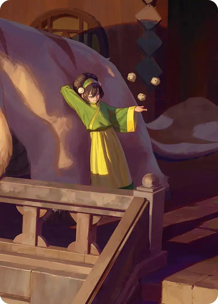 Image for Toph, Greatest Earthbender Art Card - Magic: The Gathering