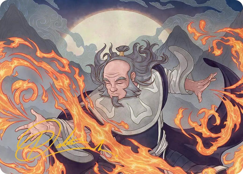 Image for Iroh, Grand Lotus Art Card (Gold-Stamped Signature) (47) - Magic: The Gathering