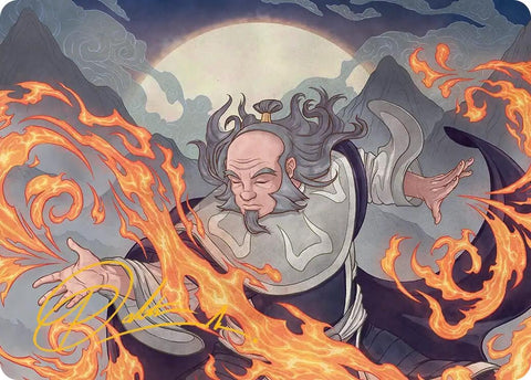 Image for Iroh, Grand Lotus Art Card (Gold-Stamped Signature) (47) - Magic: The Gathering