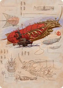 Image for Phoenix Fleet Airship Art Card (35) - Magic: The Gathering