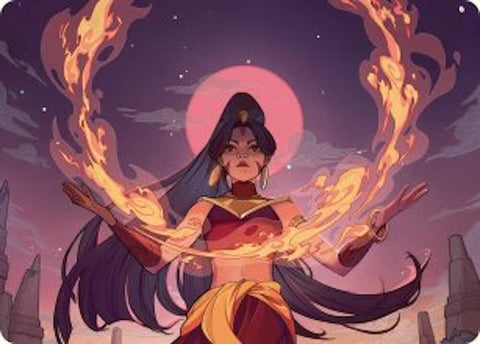 Image for Firebending Student Art Card (44) - Magic: The Gathering