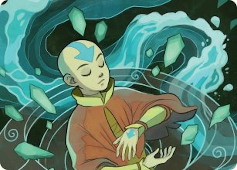 Image for Aang, at the Crossroads Art Card (45) - Magic: The Gathering