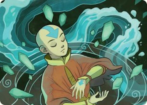 Image for Aang, at the Crossroads Art Card (45) - Magic: The Gathering