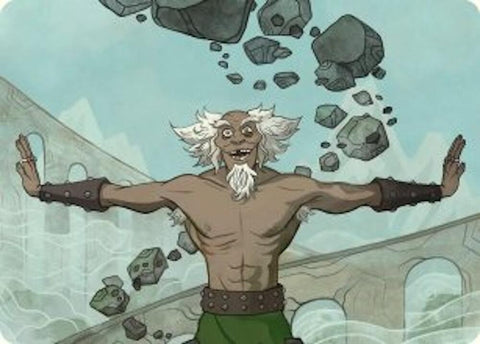Image for Bumi, Unleashed Art Card (46) - Magic: The Gathering