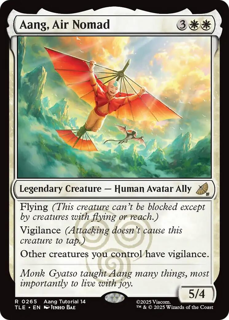 Image for Aang, Air Nomad (0265) (265) - Magic: The Gathering