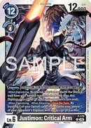 Image for Justimon: Critical Arm (Event Pack 8) (P-179 P) - Digimon Card Game