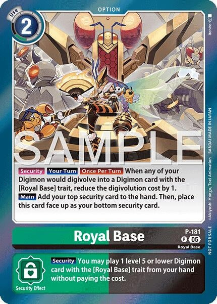 Image for Royal Base (Event Pack 8) (P-181 P) - Digimon Card Game