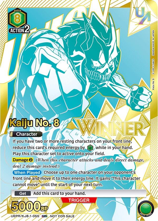 Image for Kaiju No. 8 (055) (Winner) (UEPR/KJ8-1-055) - Union Arena