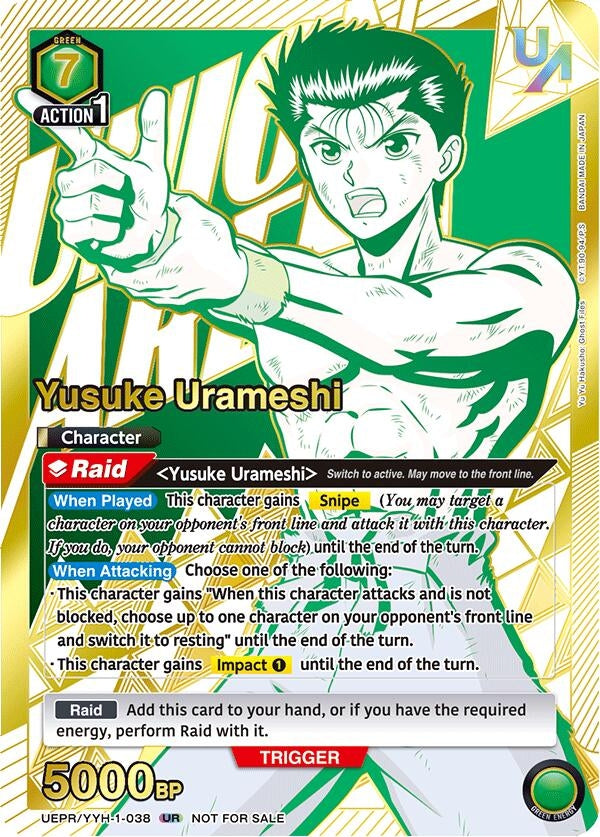 Image for Yusuke Urameshi (038) (UEPR/YYH-1-038) - Union Arena